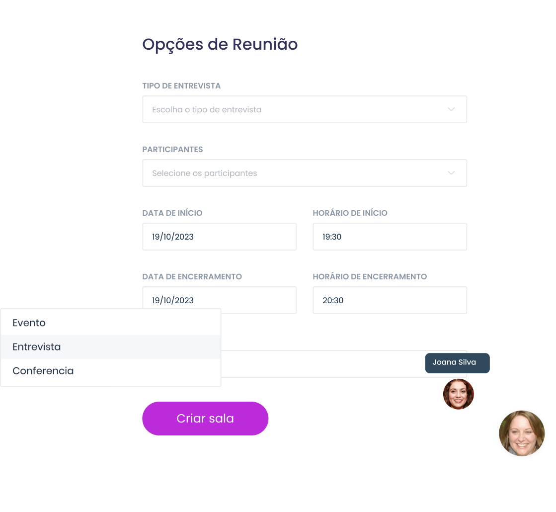 Vídeo Entrevista na plataforma Burh